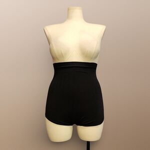 Genie Slim Panties In Black Size 2X High-Waisted Shapewear Elevate silhouette